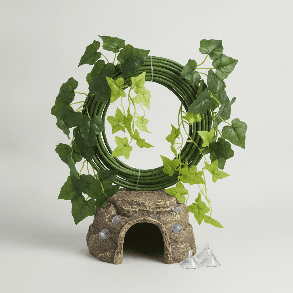 Kit Décor Tropical — Lianes, Plantes & Cachette